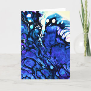 Abstrakt Färg Study 79, kort