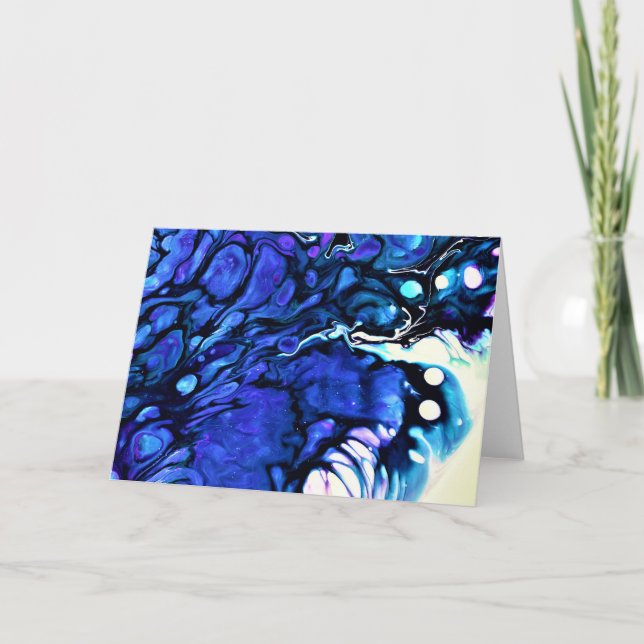 Abstrakt Färg Study 79, kort (Framsida)