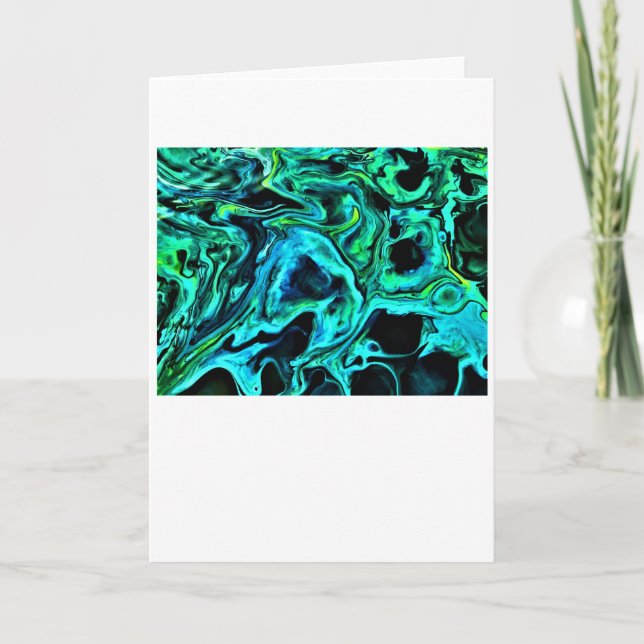 Abstrakt Färg Study 80, kort (Framsida)