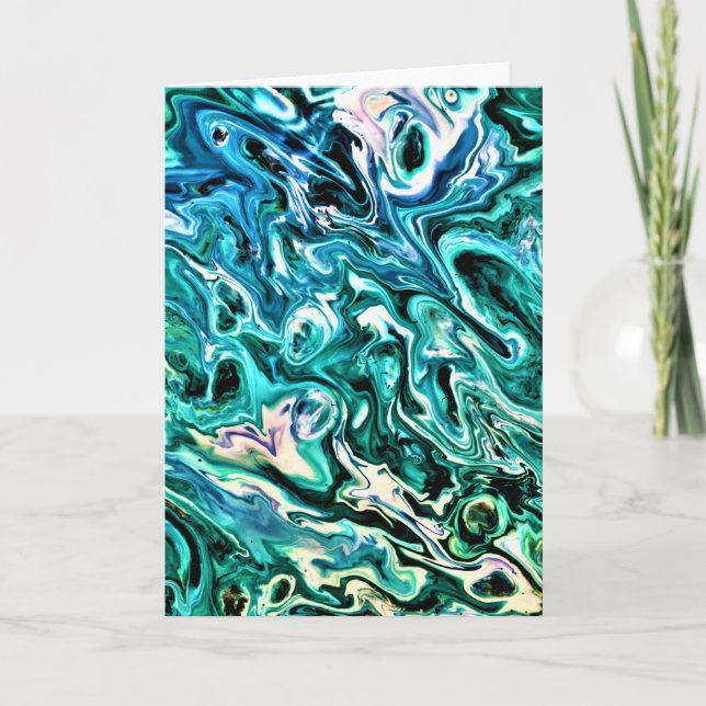 Abstrakt Färg Study 99, kort (Framsida)