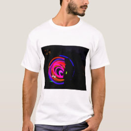 Abstrakt färg t shirt