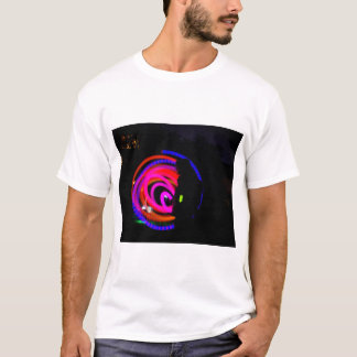 Abstrakt färg t shirt