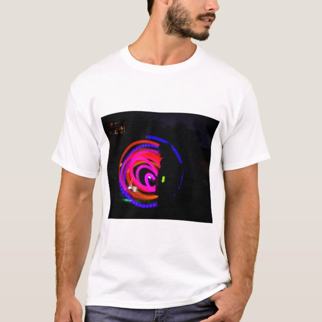 Abstrakt färg t shirt (Framsida)