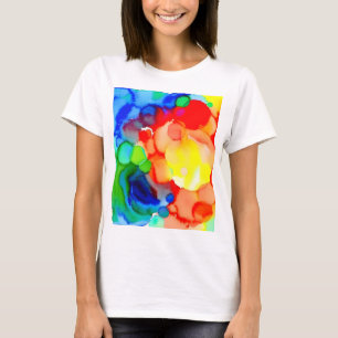 Abstrakt Färg T Shirt
