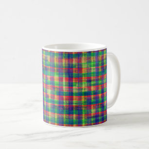 Abstrakt Färg vattenfärg Pput Mönster Kaffemugg