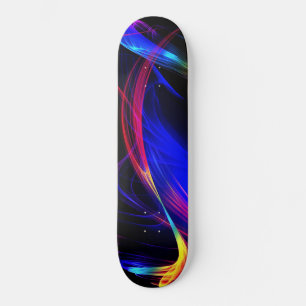 Abstrakt Färga Ljus - Mini Skateboard Bräda 18,5 Cm