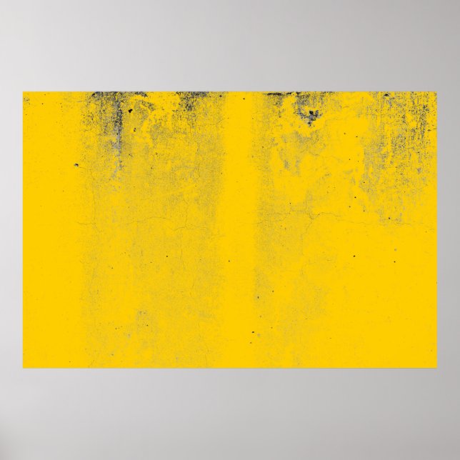Abstrakt, färgad cementvägg av gult struktur och b poster (Framsidan)