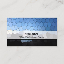 Abstrakt - färgade mosaikplattor mönster visitkort