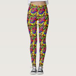 Abstrakt Färgämnen. Leggings