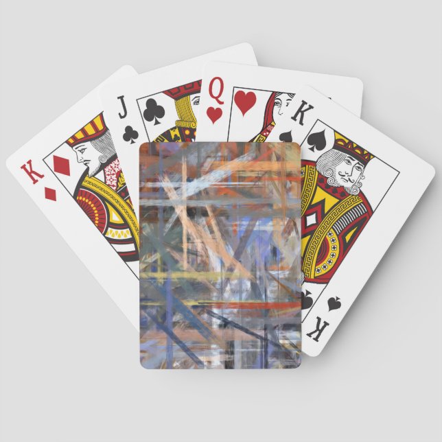 Abstrakt Färgfärg #4 Casinokort (Baksidan)