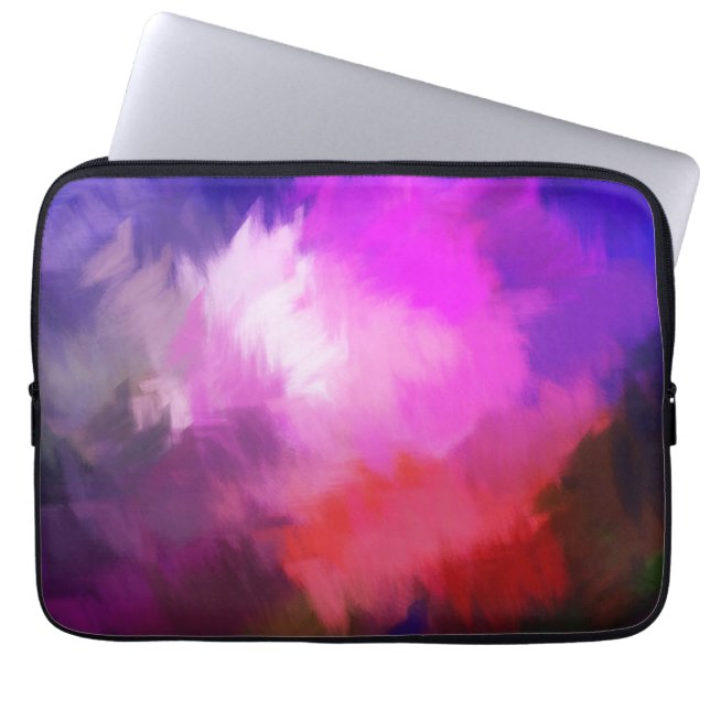 Abstrakt | Färgfull Abstrakt Artikel 13 Laptop Sleeve (Framsidan)