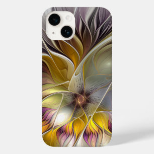 Abstrakt Färgfull Fantasy Flower Modern Fractal