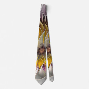 Abstrakt Färgfull Fantasy Flower Modern Fractal Slips