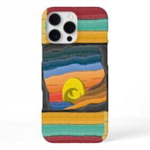 Abstrakt Färgfull solnedgång