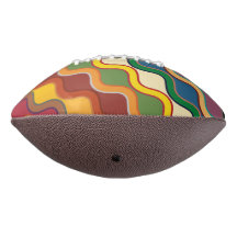 Abstrakt Färgfull vågigt Rand