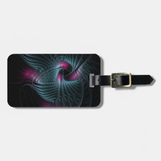 Abstrakt Färgfylld fantasy Fractal Bagagebricka