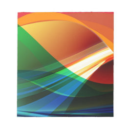 Abstrakt Färgfylld Vinkar Anteckningsblock