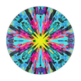 Abstrakt Färgglöd Mönster