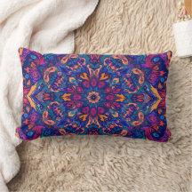 Abstrakt färgkombination Kastkudde