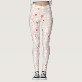Abstrakt Färgkulor Mönster Leggings