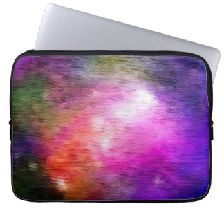 Abstrakt | Färglös Abstrakt Artikel 8 Laptop Sleeve