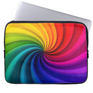 Abstrakt färglös diafragma laptop fodral