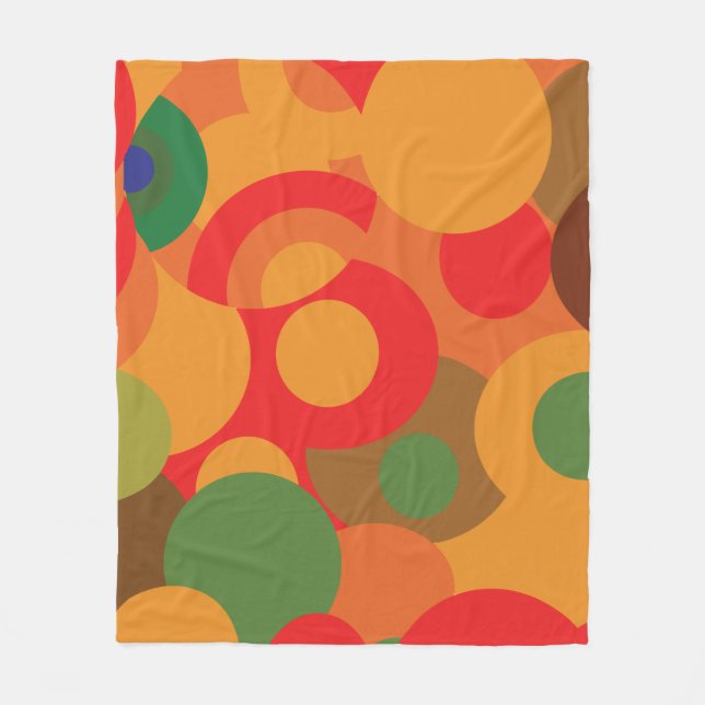 Abstrakt färglös modern geometrisk mönster fleecefilt (Framsidan)