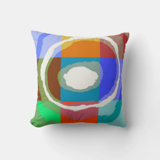 Abstrakt färglöst spiral kudde