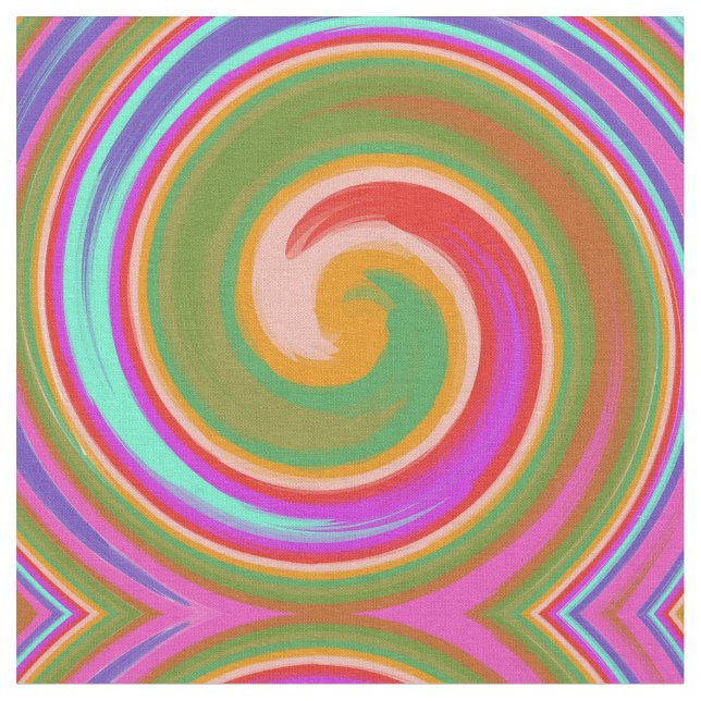 Abstrakt färglöst spiral tyg (Närbild)
