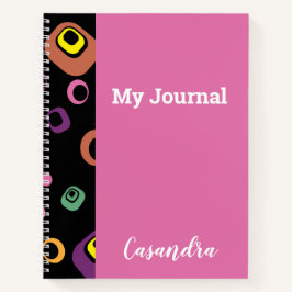 Abstrakt Färgpunkter på Rosans bakgrund Journal