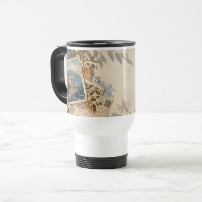 Abstrakt Färgresa Kaffe kopp (Framsida vänster)