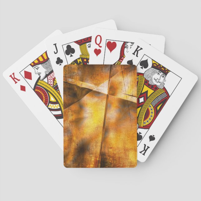 abstrakt färgrik bakgrund för konst casinokort (Baksidan)