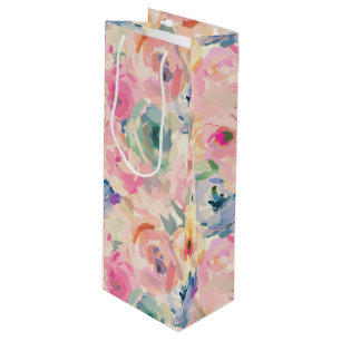 Abstrakt Färgrik Pastell Blommor Blommönster