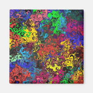 Abstrakt Färgskrivare/Office Magnet