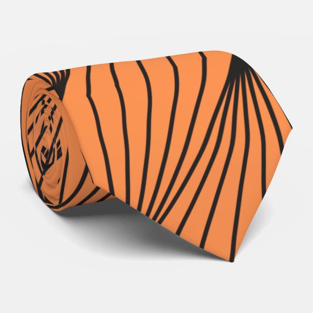 Abstrakt - färgstark klassisk slips (Rullad)