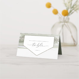 Abstrakt Färgstreck Bröllop Bord, ID886 Placeringskort