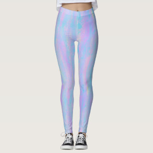 Abstrakt Färgstreck, Sjöjungfru Färg Leggings