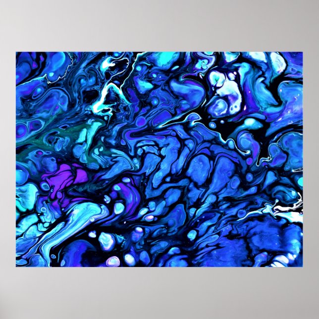 Abstrakt färgstudie 71, poster (Framsidan)