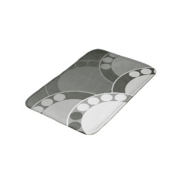 Abstrakt Fern Frond - Mörk grönt - Bath Mat Badrumsmatta