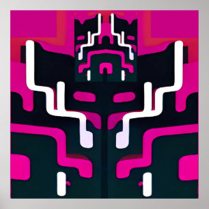 Abstrakt Fiend - Ken Gage Art Poster