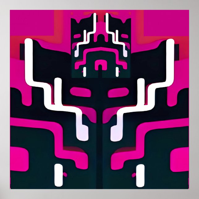 Abstrakt Fiend - Ken Gage Art Poster (Framsidan)