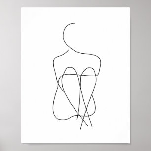 ABSTRAKT FIGUR 1 POSTER