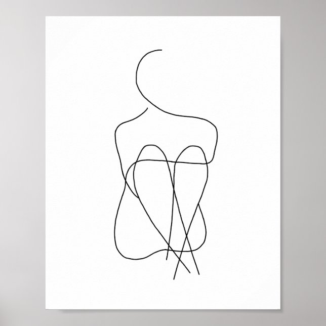ABSTRAKT FIGUR 1 POSTER (Framsidan)