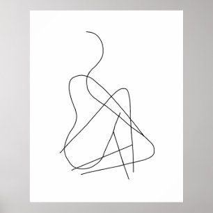 ABSTRAKT FIGUR 2 POSTER