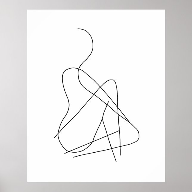 ABSTRAKT FIGUR 2 POSTER (Framsidan)