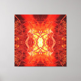Abstrakt Fire Canvastryck