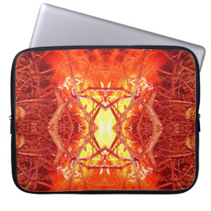 Abstrakt Fire Laptop Fodral