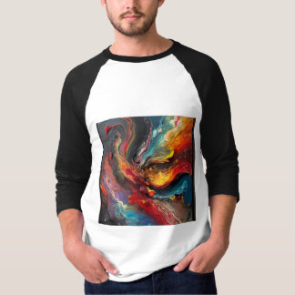 "Abstrakt Fireparm Art T-Shirt" T Shirt
