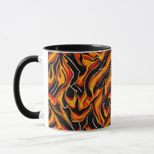 Abstrakt Fireplace Mugg