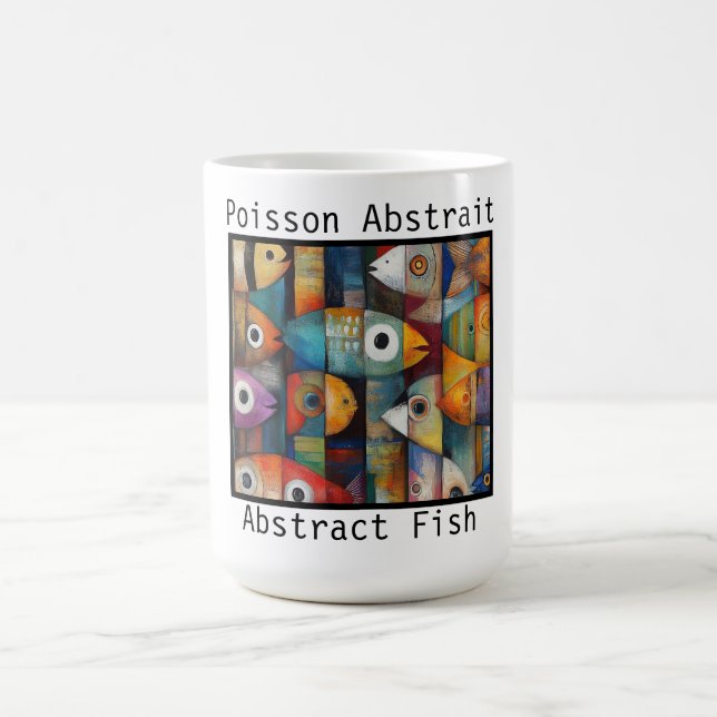 Abstrakt Fisk Kaffemugg (Center)